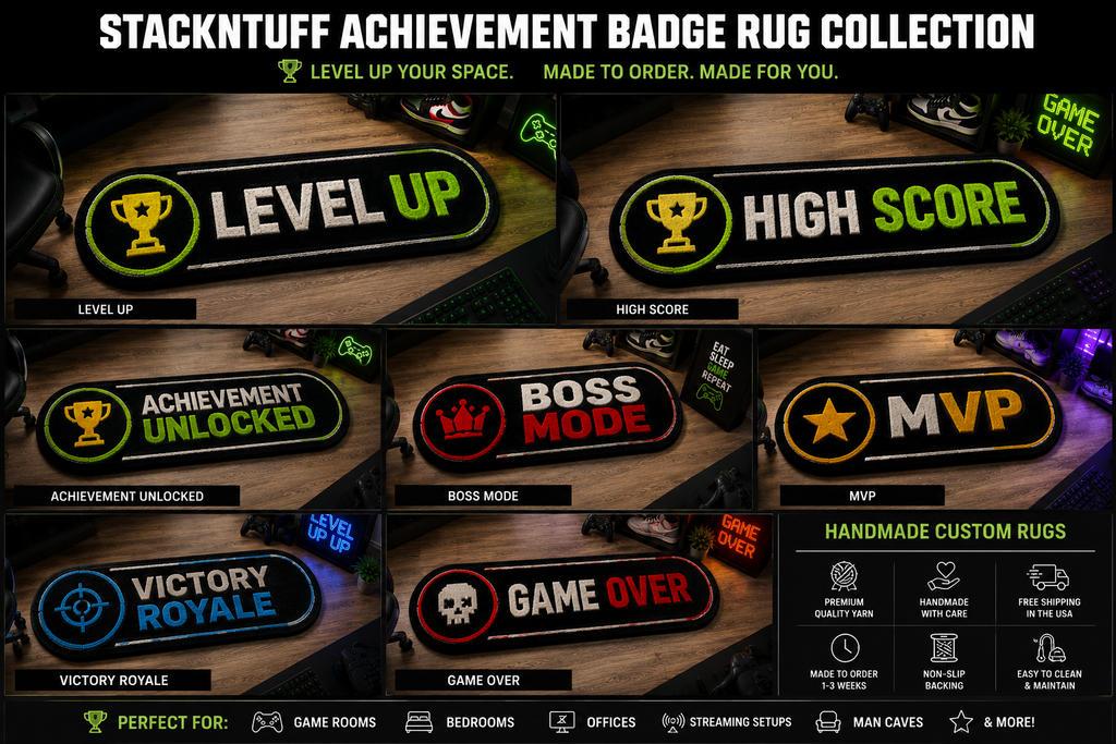 Achievement Badge Tufted Rug