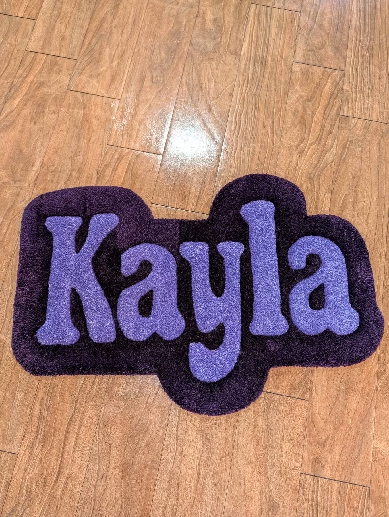 Custom Mini Name Tufted Rug | Personalized Handmade Rug | StackNTuff