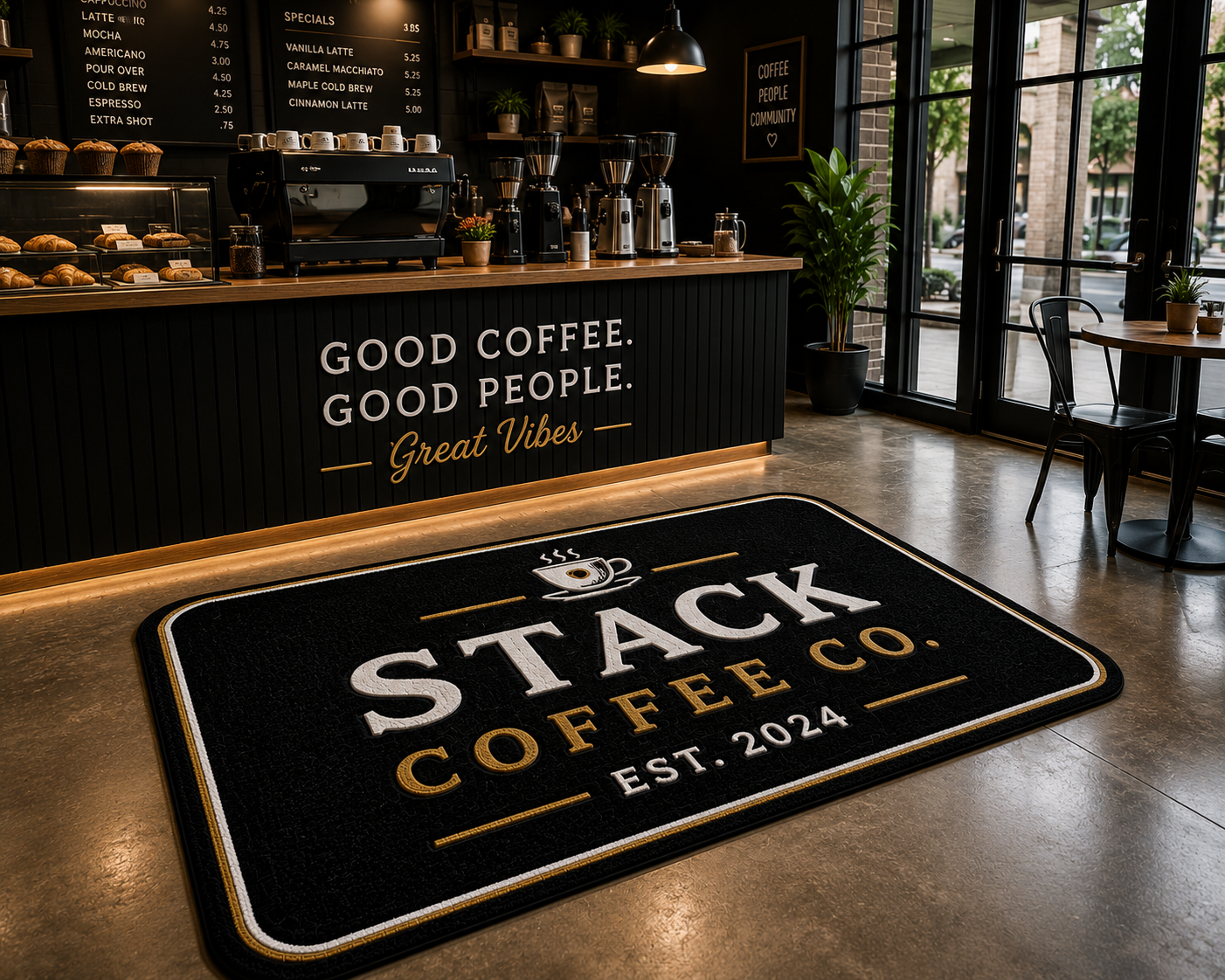 Custom Business Branding Rug