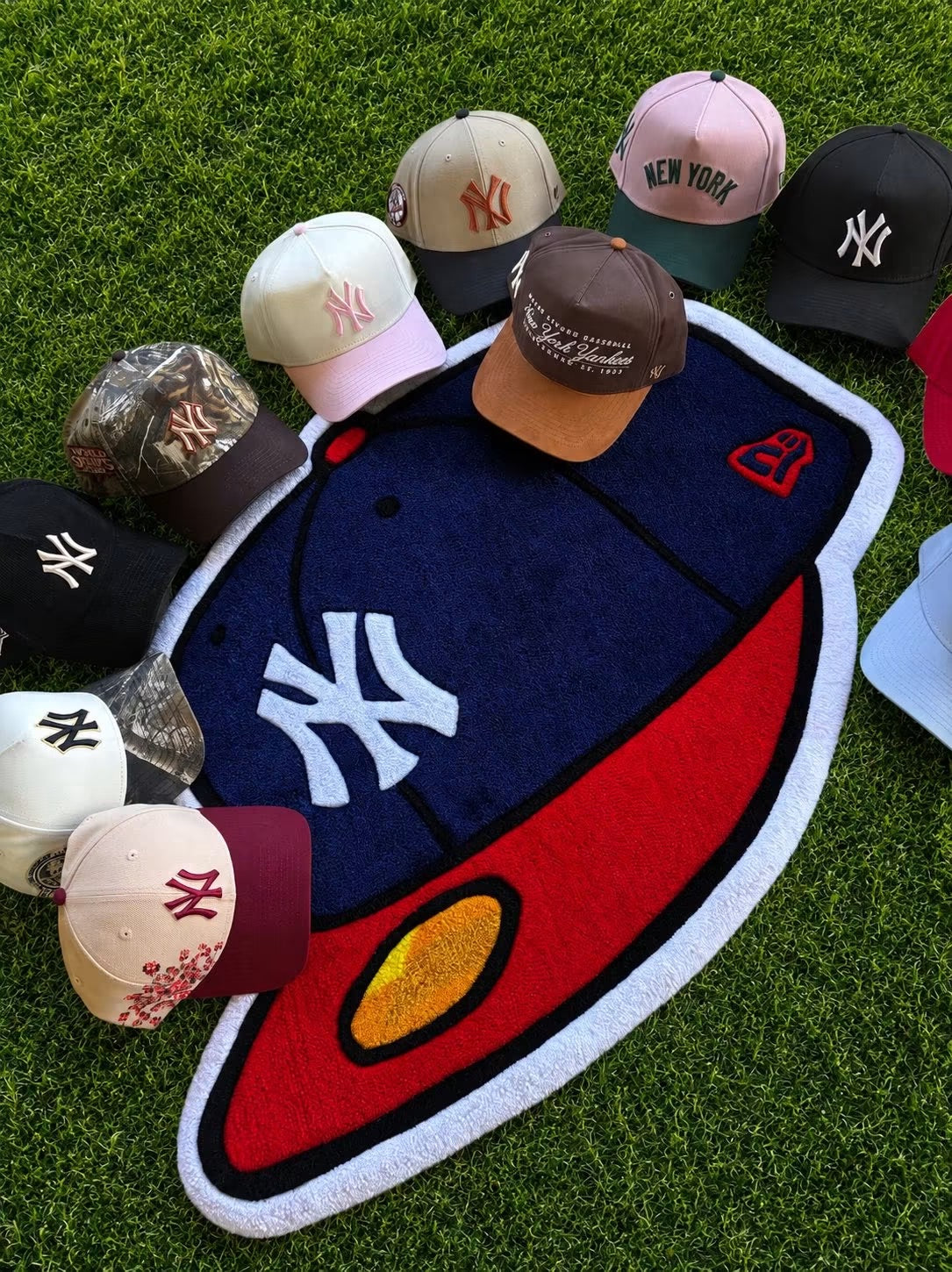 Custom 3D Sculpted Fitted Cap Tufted Rug