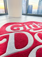 Custom Mini Rug | Upload Your Own Design | Personalized Tufted Rug | Handmade in USA