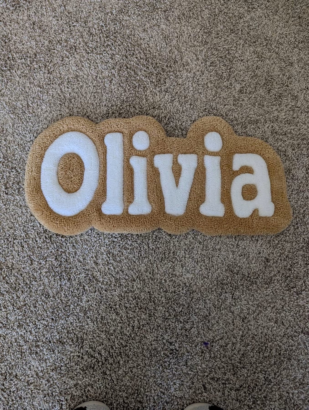 Custom Mini Name Tufted Rug | Personalized Handmade Rug | StackNTuff