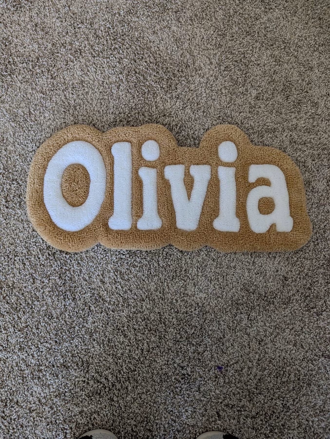 Custom Mini Name Tufted Rug | Personalized Handmade Rug | StackNTuff