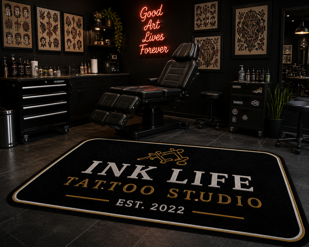 Custom Business Branding Rug