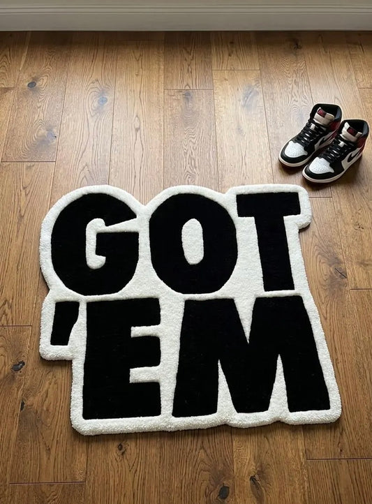 "GOT 'EM" Hand-Tufted Rug
