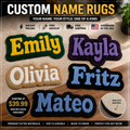 Custom Mini Name Tufted Rug | Personalized Handmade Rug | StackNTuff