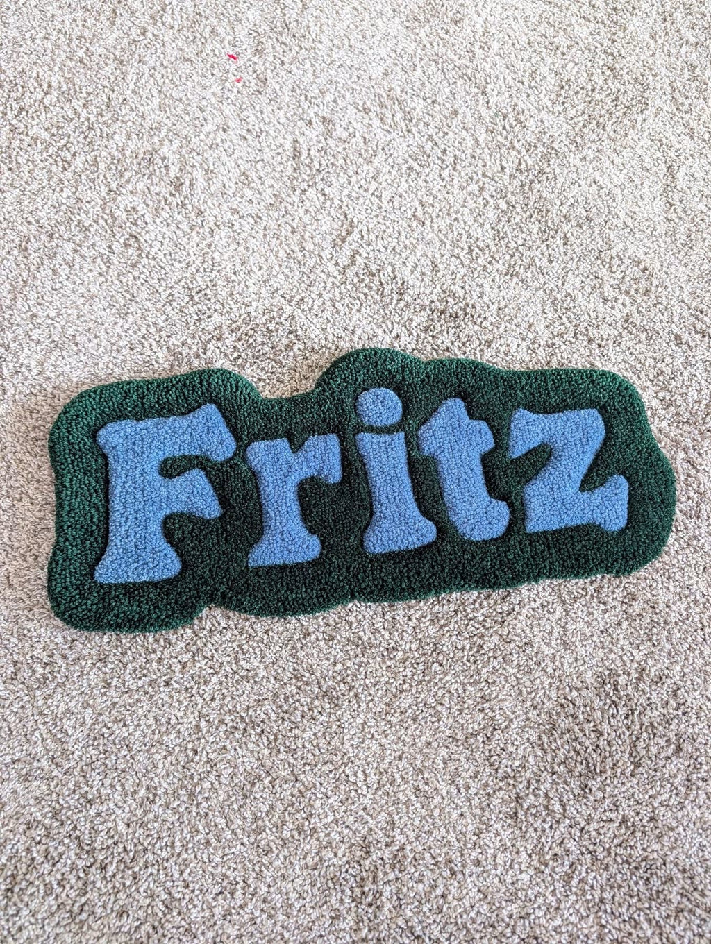 Custom Mini Name Tufted Rug | Personalized Handmade Rug | StackNTuff