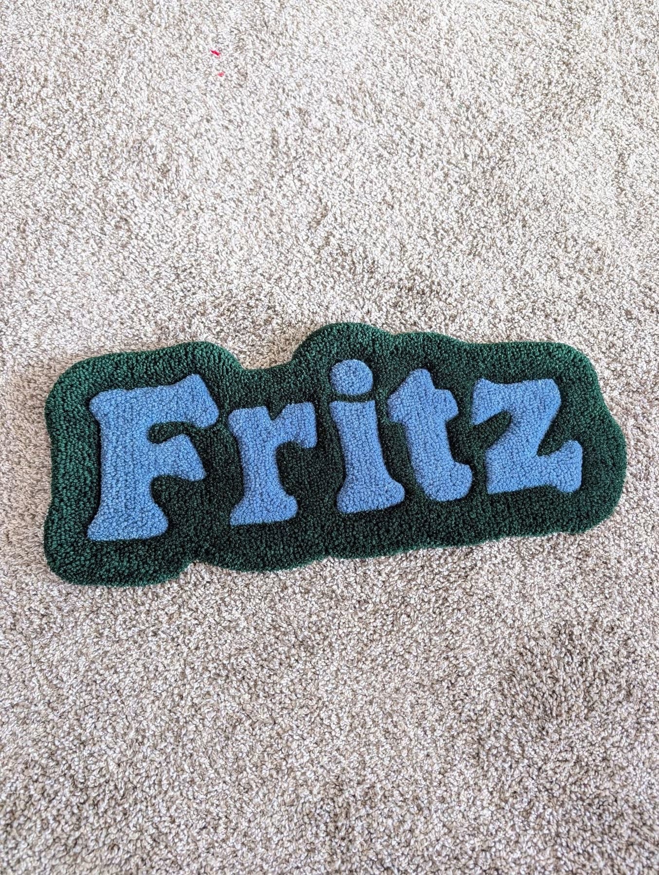 Custom Mini Name Tufted Rug | Personalized Handmade Rug | StackNTuff