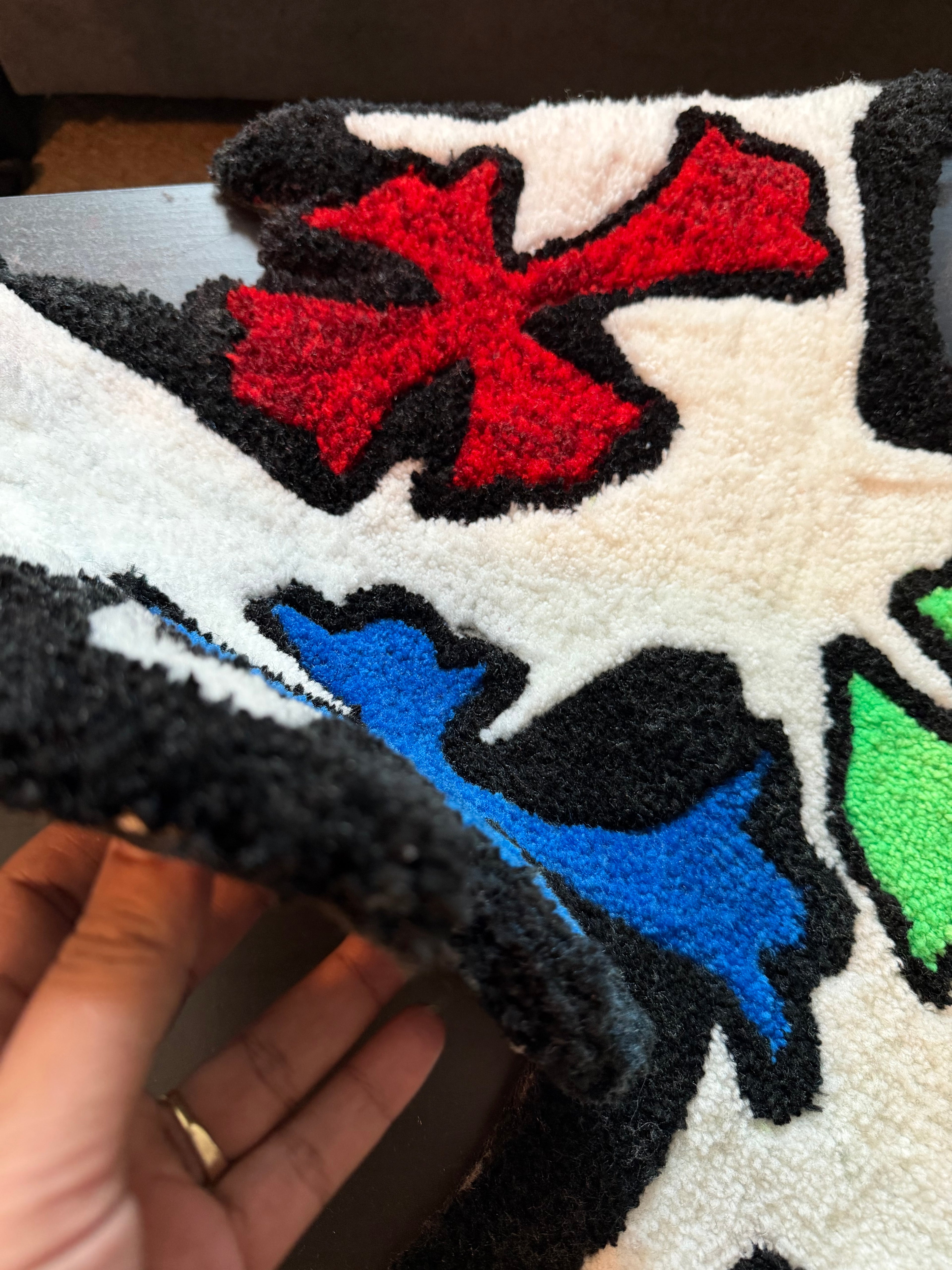 Custom Mini Rug | Upload Your Own Design | Personalized Tufted Rug | Handmade in USA