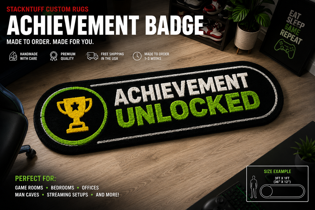 Achievement Badge Tufted Rug